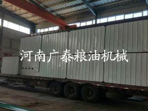 河北100噸糧食烘干塔發(fā)貨現場(chǎng) 